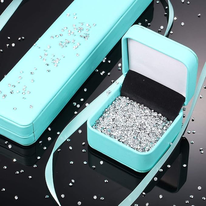 10000 Clear Wedding Table Scatter Confetti Crystals Acrylic Diamonds Rhinestones - Image 5