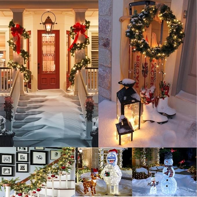 Battery Operated Christmas Lights - 16ft 50 LED String Lights - Image 5
