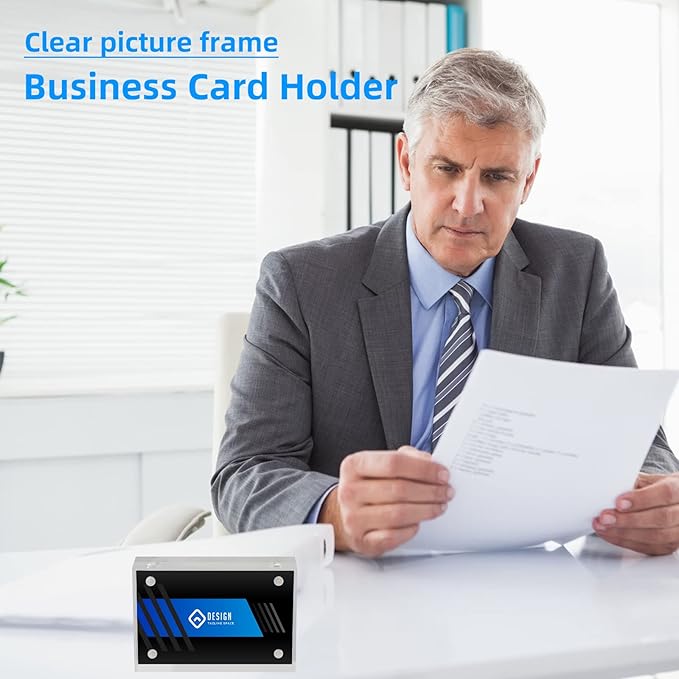 Acrylic Business Card Frame 2.5x3.5 Acrylic Picture Frame Clear Double Sided - Image 6
