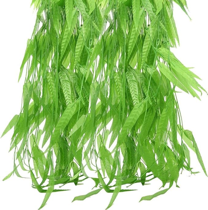 Bird Fiy 50 PCS 376 Feet Artificial Flower Greenery Wicker Rattan Vine Fake - Image 2