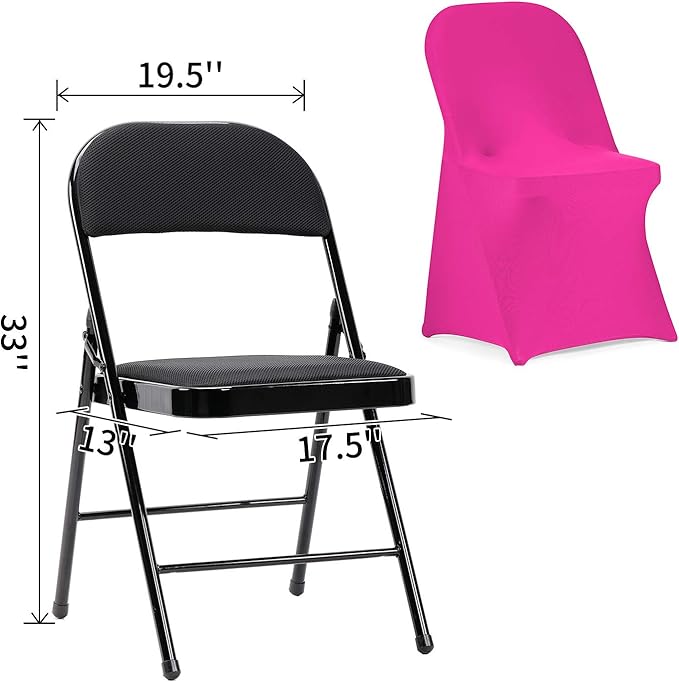 Peomeise Stretch Spandex Folding Chair Cover - Image 5