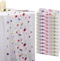 BINBE 12pcs Daisy Fall Table Runner Embroidery Gauze 10FT Florals Seasonal by BINBE