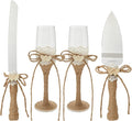 Juvale Wedding Decor Rustic Cake Knife & Server Set by Juvale