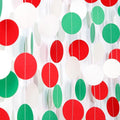 Red-Green White Christmas Party-Decorations Streamers - 52Ft Hanging Mexico by Hugtmr