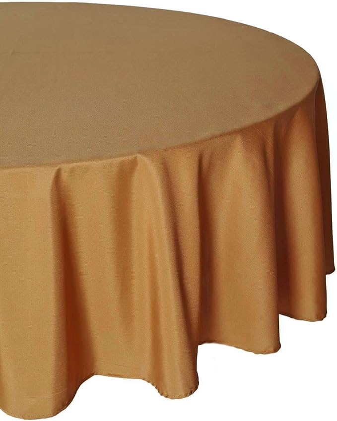 Efavormart Round Tablecloth, 108 Inch Stain & Wrinkle Resistant Washable Table - Image 8