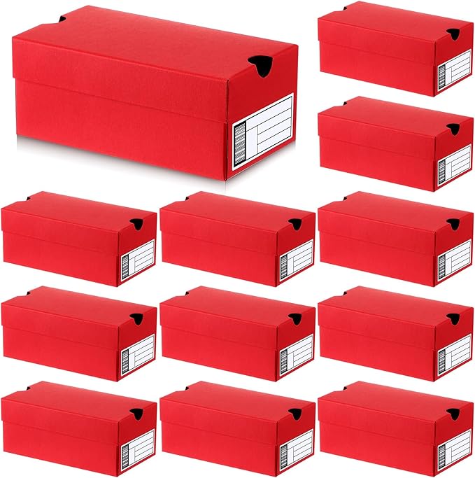 12 Sets Mini Shoe Gifts Boxes for Party Favors 6.1 x 3.9 x 2.5 Inches Sports by Fullhawl