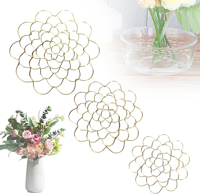Stainless Steel Floral Grid Flower Arrangement Tool, Flower Grid Arranger by Morekfly