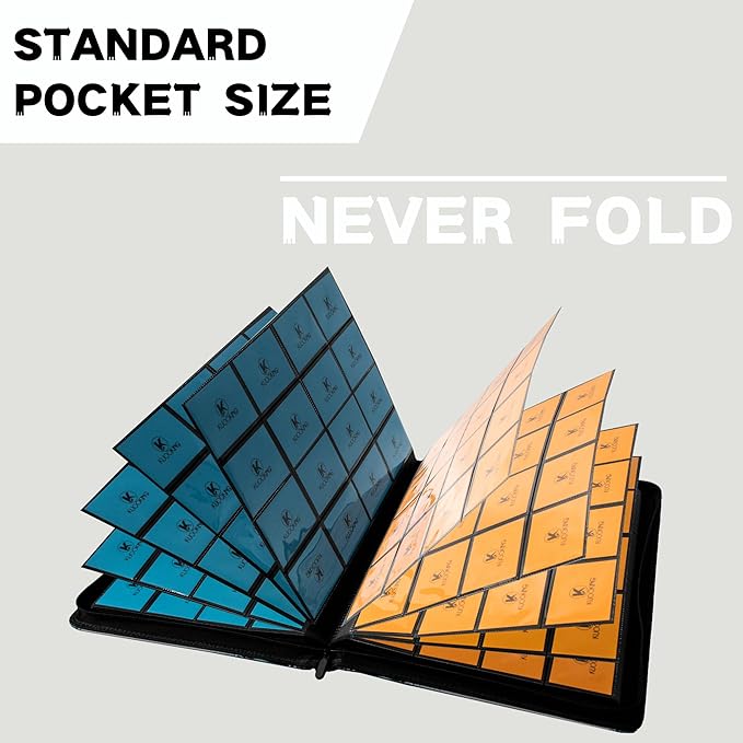 1600+ Pockets Trading Card Binder, 16-Pocket Card Ablum Compatible - Image 7