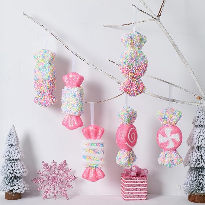 LANGXUN 6pcs Candy Land 2025 Xmas Birthday Party Wedding Suppiles Decoration - Image 3