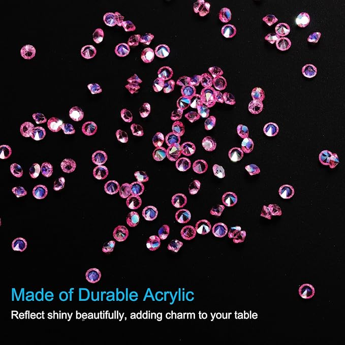 PATIKIL 14000Pcs Wedding Table Scatter Confetti Crystals 3mm Acrylic Diamonds - Image 3