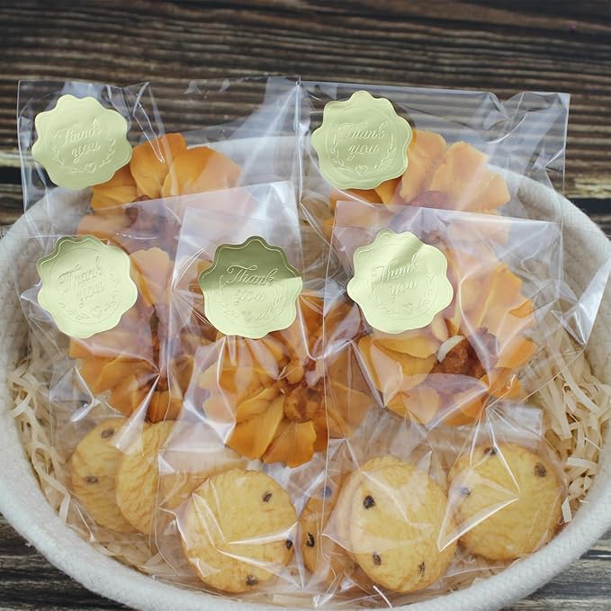 PigPotParty 4''x 6" Clear Plastic Cellophane Bags, Party favor, Greeting Card - Image 7