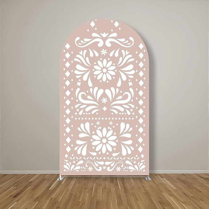 Mexico Theme Arch Stand Covers Fiesta Wedding Party Elastic Fabric Background - Image 2