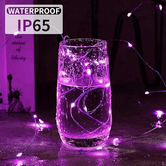 Aogist 12 Pack Fairy Lights 3 Modes 7ft 20 LED Waterproof, Battery Operated - Image 3