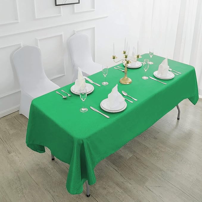 90 inch Round Tablecloth Washable Polyester Table Cloth Decorative Table Cover - Image 7