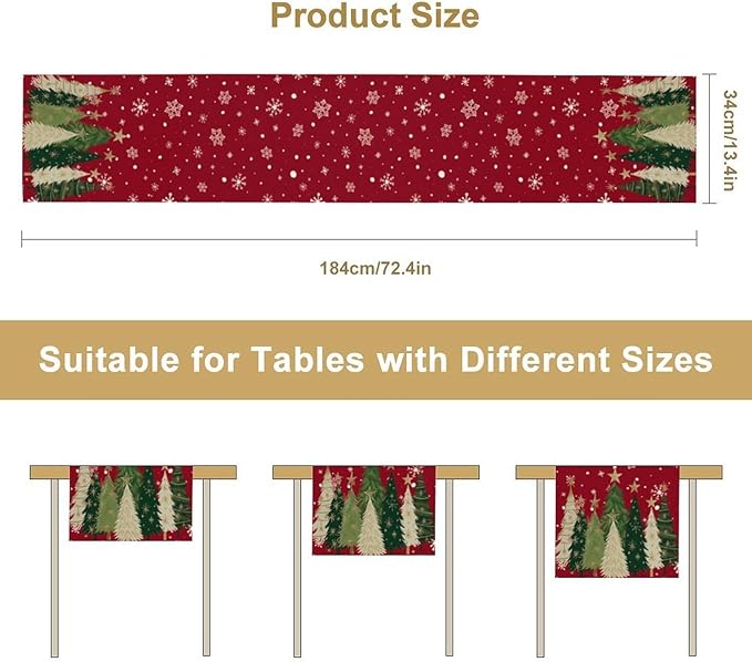 Merry Christmas Table Runner - Image 7
