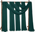 8 Panels Wedding Arch Draping Fabric 28" x20Ft Wedding Arch Drapes Chiffon by SATULGAU