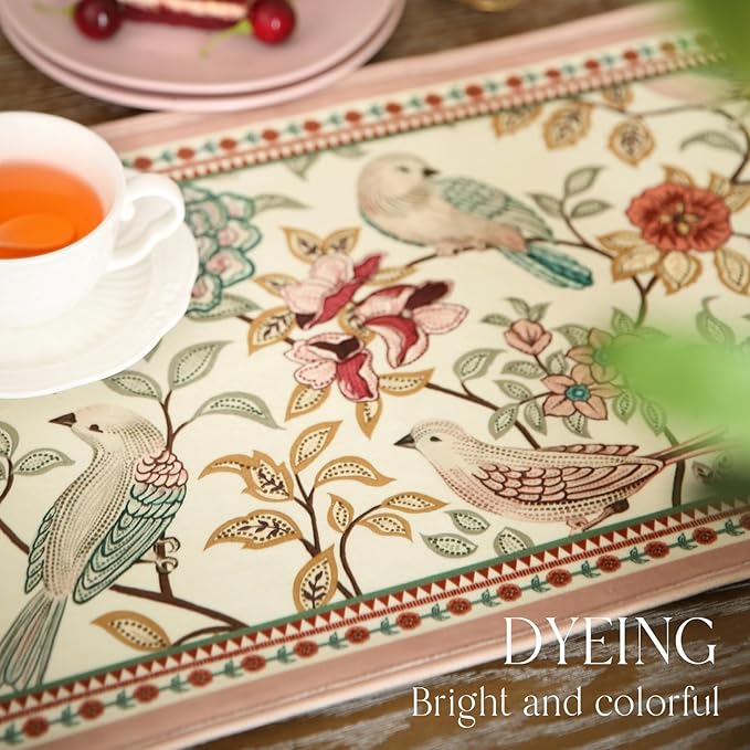 patdrea Velvet French Table Runner Farmhouse - Image 3