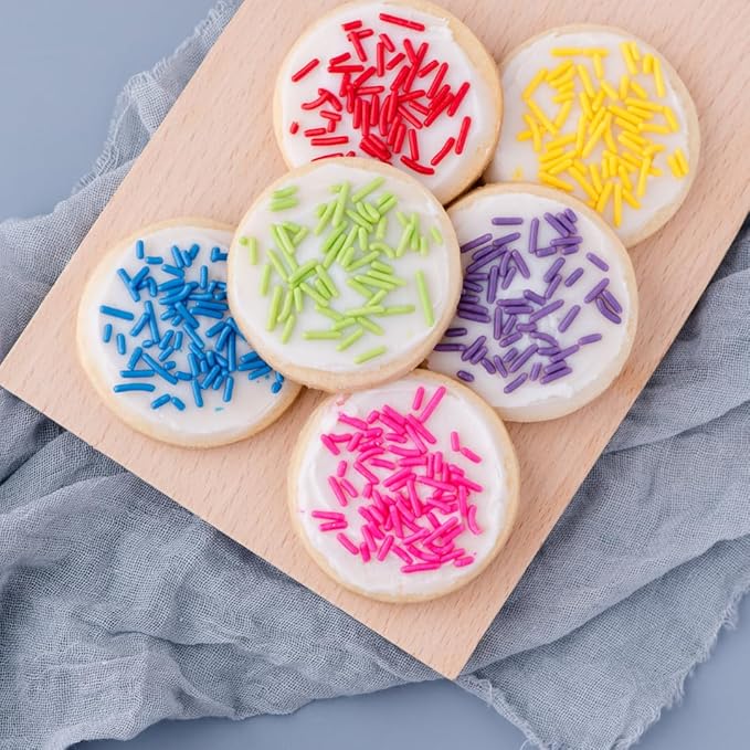 Sweets Indeed Sprinkles 6 Cell Edible Sprinkle Mix Jimmies Perfect - Image 8