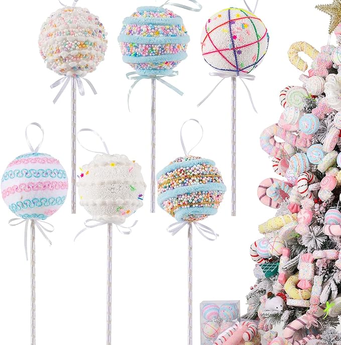 LANGXUN 6pcs Lollipop Candy Land 2025 Xmas Birthday Party Wedding Suppiles by LANGXUN