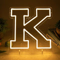 Light Up Letters K, Led Marquee Letter Lights Neon Sign, Battery/USB Powered by MissAudrey