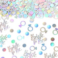 230PC Wedding Confetti Bridal Shower Decorations Bride To Be Ring Confetti by Vofrise