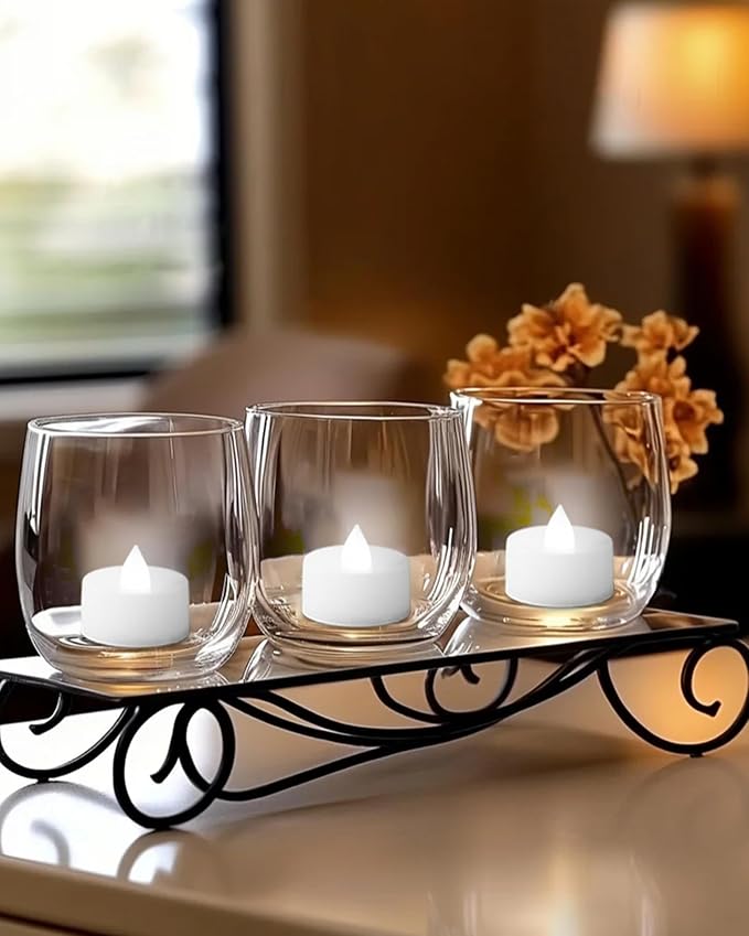 Homemory 12pcs Flameless LED Tea Lights - Image 4