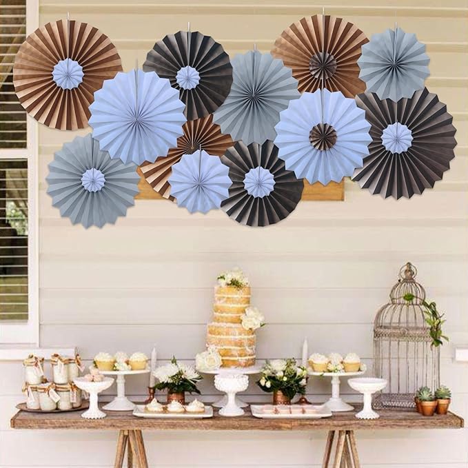 Brown Party Decorations, Boho Party Decoration, Fall Decorations 16in Hanging - Image 6