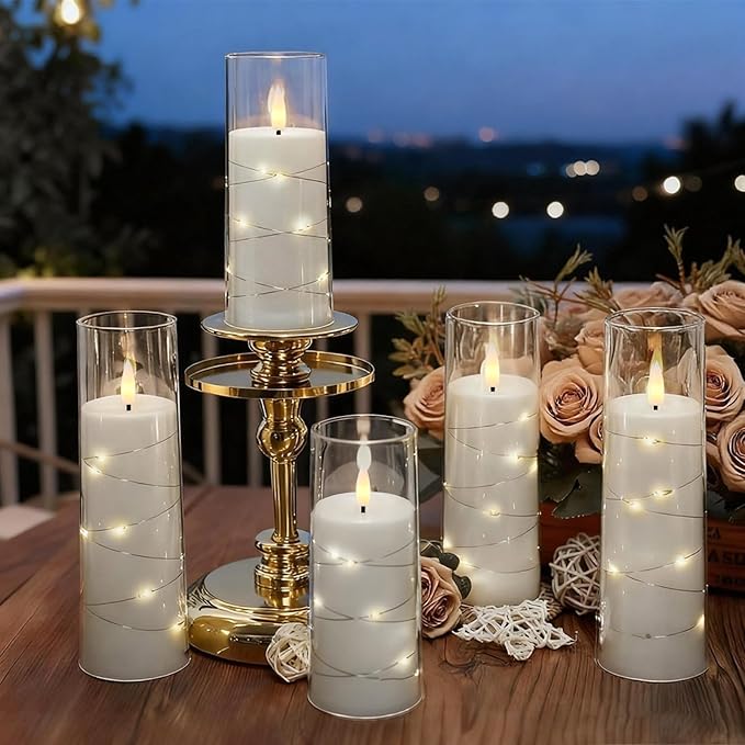 Raycare Flameless Candle with Remote Timer – 5 Flickering Acrylic Battery - Image 3