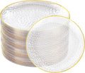 Rubtlamp 100 Pcs Gold Plastic Plates by Rubtlamp
