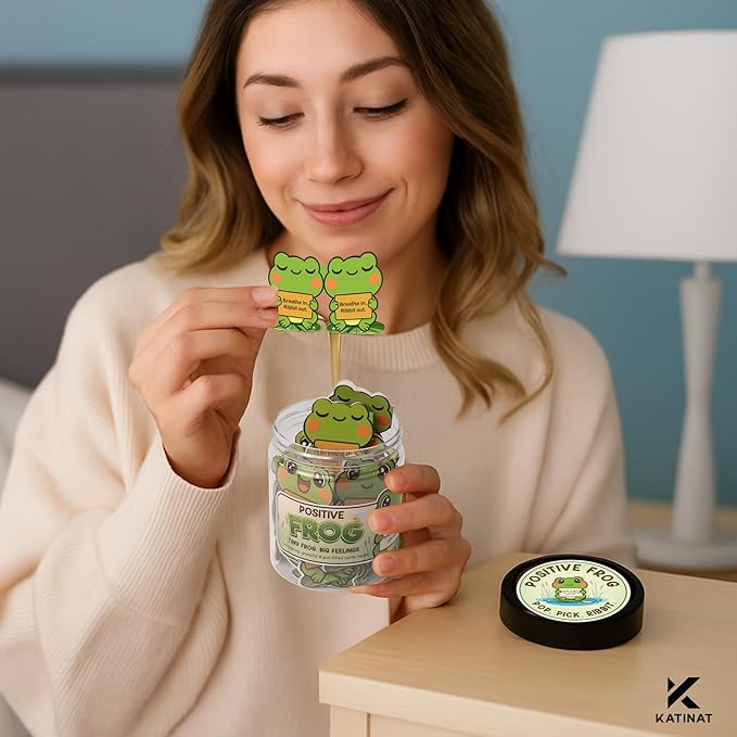 Positive Frog Jar – Thank You Gifts - Image 6