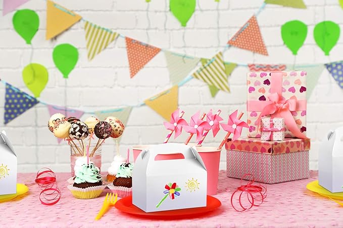 ValBox Treat Boxes 30 Pack White Paper Gable Gift Boxes - Image 6