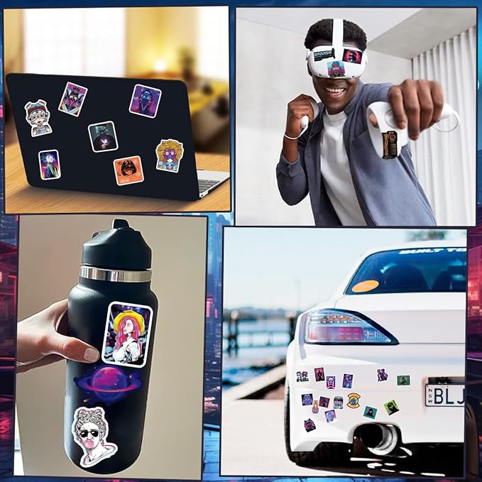 Qtl Cyberpunk Stickers - Image 3