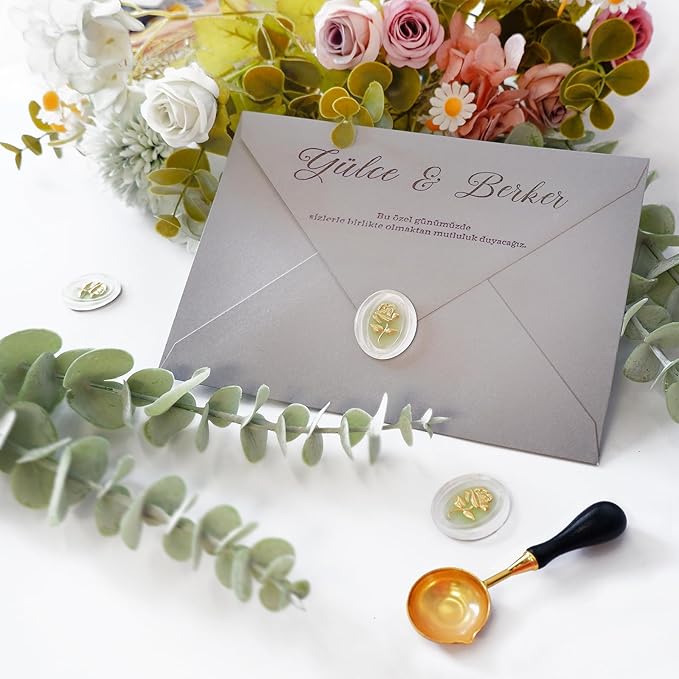 50 Pack 5x7 Envelopes Letter Size, Envelope 5.4x7.6 - Image 2