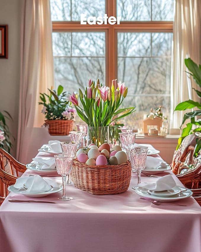 Pureegg Plastic Table Cloth Disposable 10 Pack, 54 x 108 Inch Table Cloths - Image 9