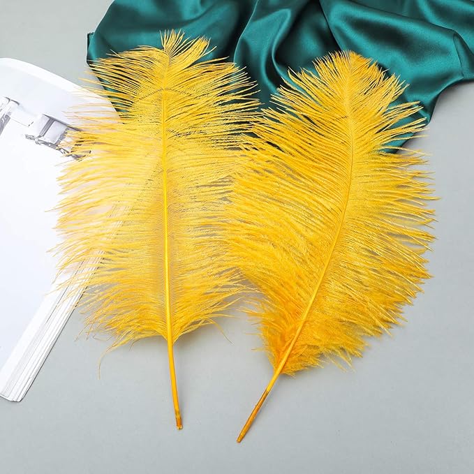 Ballinger Gold Large Ostrich Feathers - Image 8