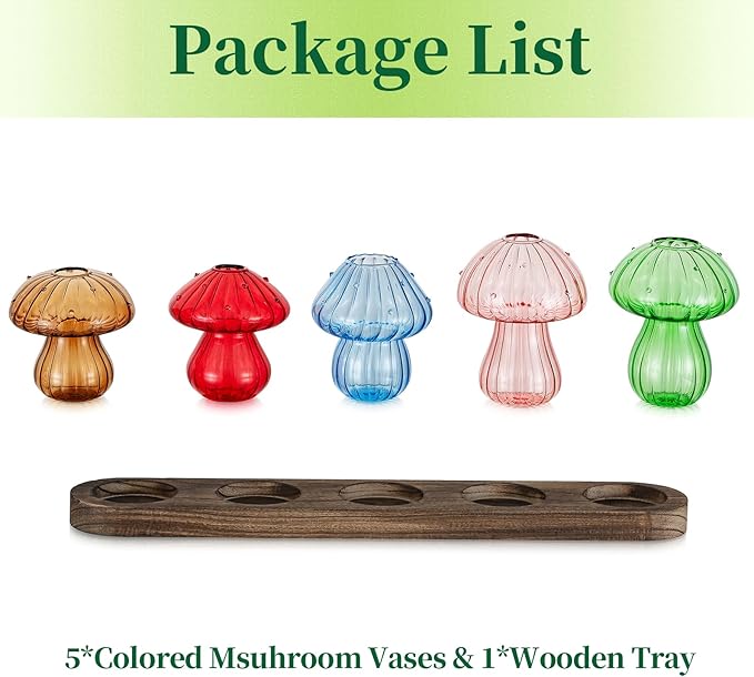 Glass Propagation Station for Plant: Mushroom Planter - Image 7