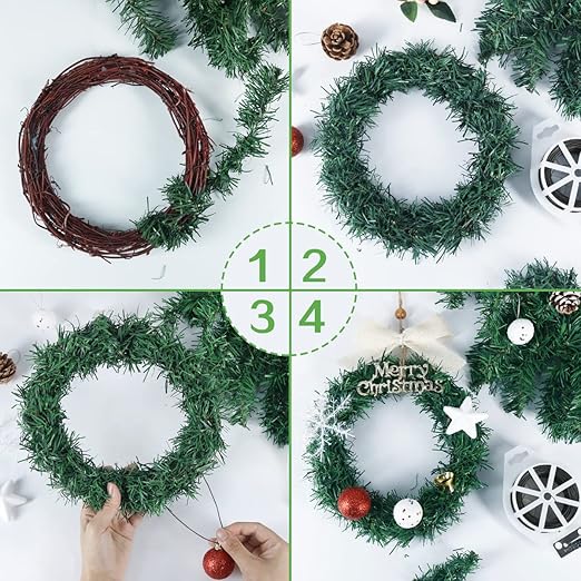 Tenn Well 22 Gauge Floral Wire, 328 Feet Soft Christmas Wreath Wire - Image 7