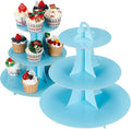 2Pcs 3-Tier Cupcake Stand, Cake Stand holder, Tiered DIY Cupcake Stand Tower by funnytrendypartysupplies