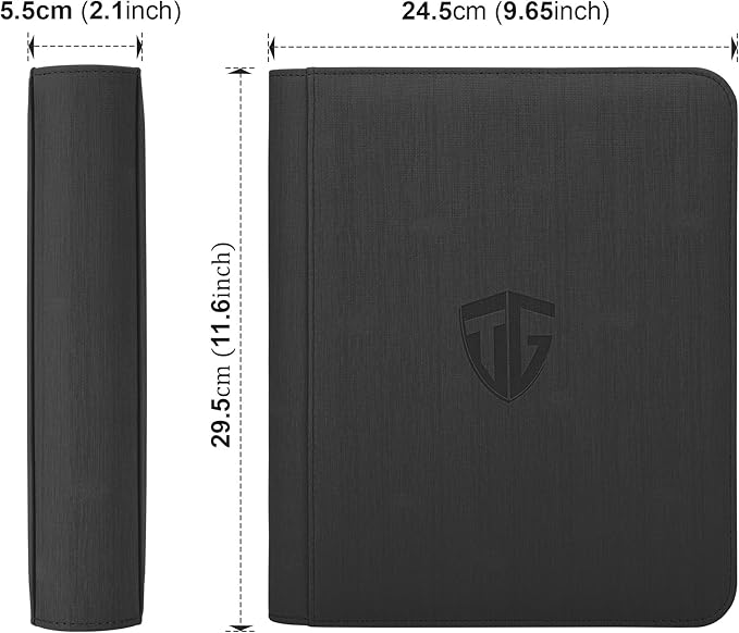 Toploader Binder, Holds 112 Toploaders, 4 Pocket Top Loader Binders - Image 2