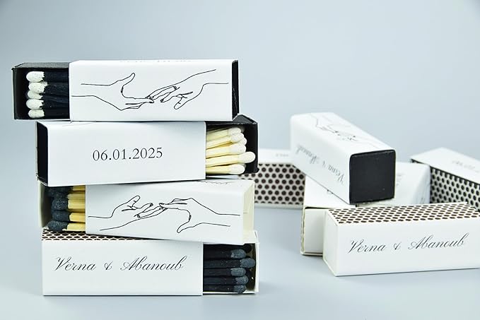 10 Boxes - Customized Matchboxes Colorful Tips - Image 4