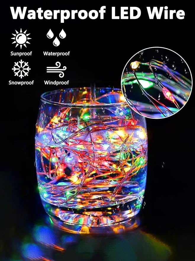 3 Pack Fairy Lights Battery Operated - Image 4