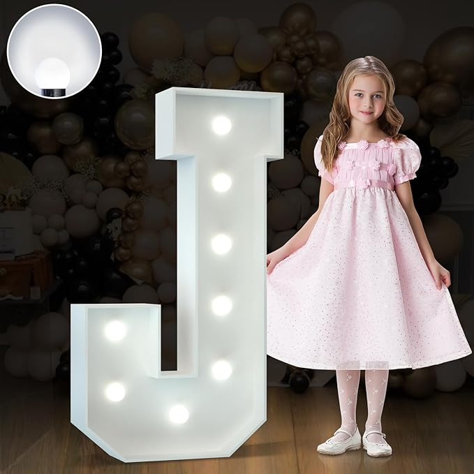 Marquee Letters 3 Feet Tall Large Light Up Letters Baby Shower Decorations by Letsmakeitimpressive