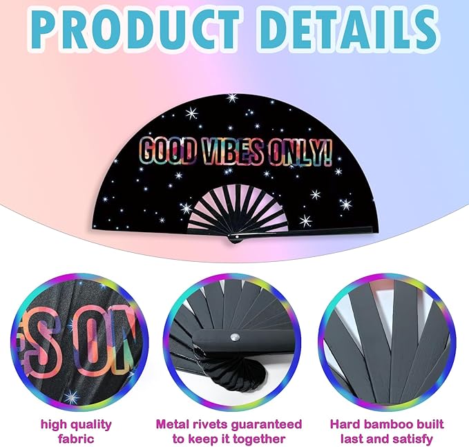 Boots on The Ground Fan, Large Folding Hand Fan - Image 5