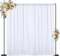 Wokceer 10 FT Backdrop Stand Heavy Duty Pipe and Drape Kit, Adjustable Black by Wokceer
