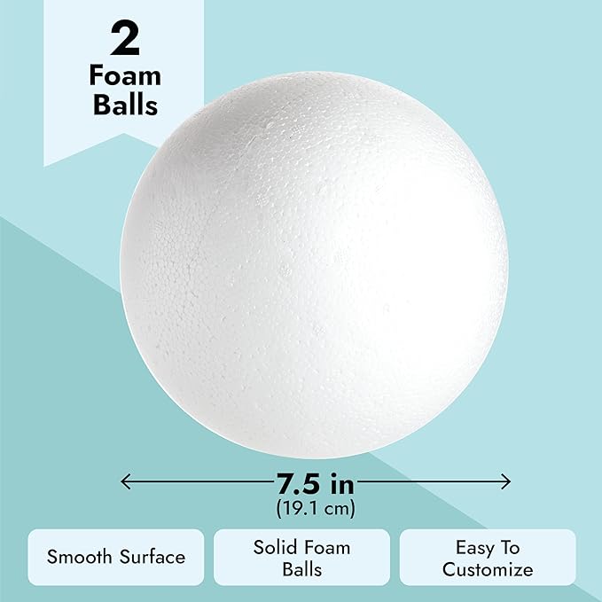 Juvale Sphere Craft Foam Balls - Image 4