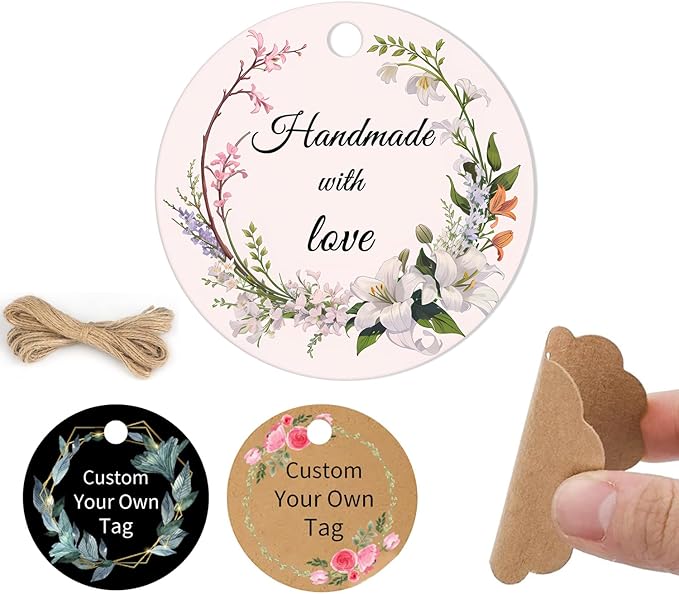 Custom Hang Tags for Favors, Custom Gift Tags, Customized Gifts Wrapping Labels by Jishiletao