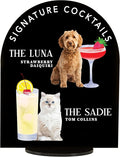Pet Signature Drink Wedding Signs by Elation+Factory+Co.