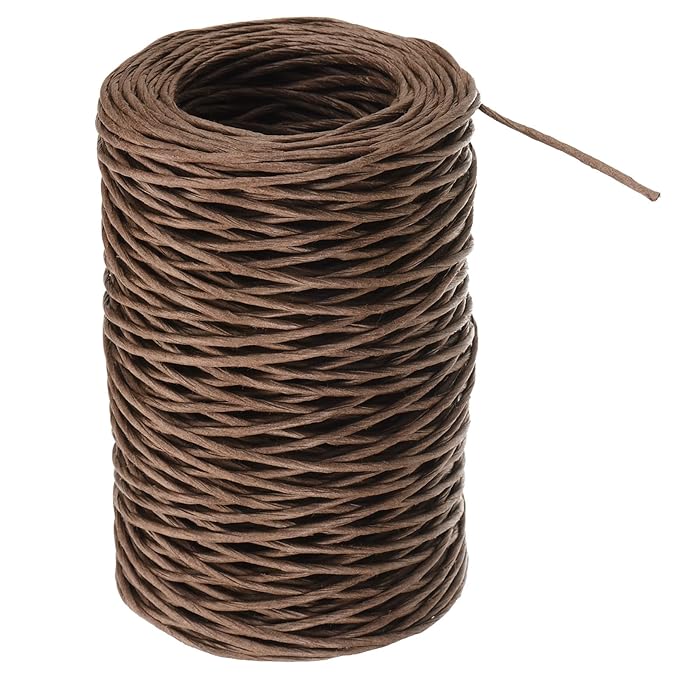 PATIKIL 164 Feet Floral Bind Wire Wrap Twine, 2mm Florist Wire Iron Wire Paper by PATIKIL
