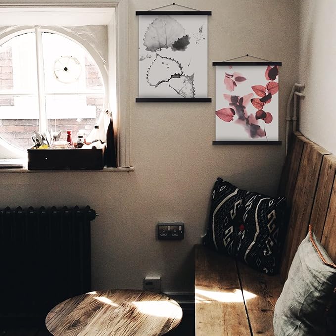15x21 15x23 15x30 Poster Frame, Magnetic Light Wood Frame Hanger - Image 6