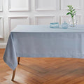 Solino Home Dusty Blue Linen Tablecloth 60 x 108 Inch by SolinoHome